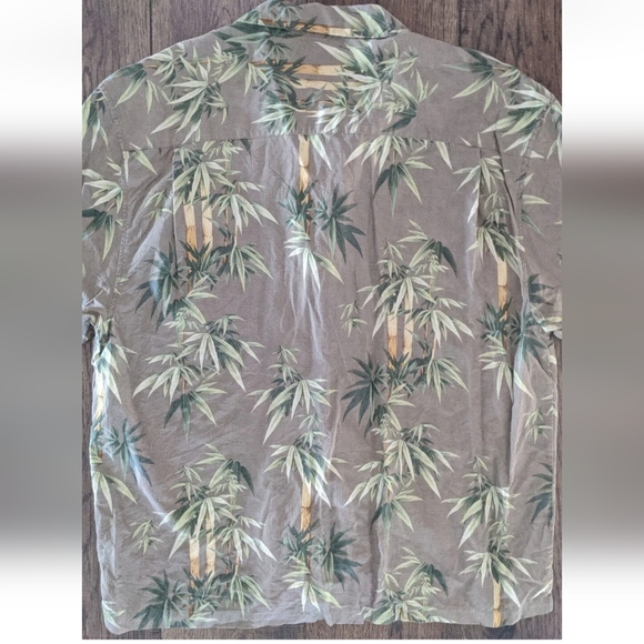 Jamaica Jaxx 100% Silk Relax Hawaiian Pin Up Stitched Camp Collar Shirt Mens XXL - Picture 11 of 12